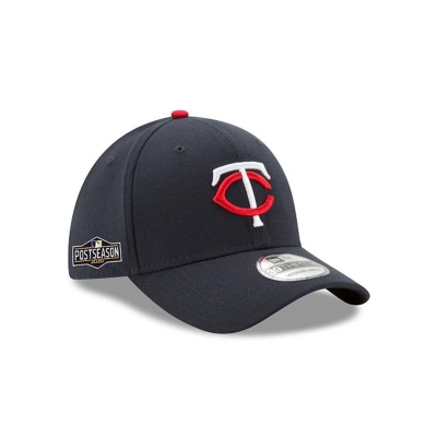 Minnesota Twins Gorra | New Era MLB Postseason Side Patch 39thirty Stretch Fit Cap Mexico - Azules